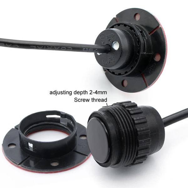 Adjustable Visible Car Video Parking Sensor Rear View Assistance Radar Alarm System 13Mm Depth Sensors - Image 5