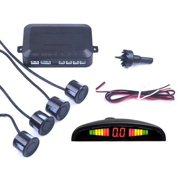 Car Auto Parktronic LED Parking Sensor with 4 Sensors Reverse Backup Car Parking Radar Monitor Detector System Backlight Display - Image 2