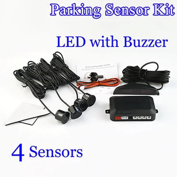 4 Sensors LED Display/ Buzzer 22Mm Car Parking Sensor Kit Reverse Backup Car Parking Radar Monitor - Image 8