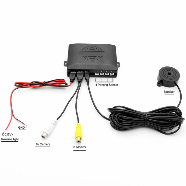 Adjustable Visible Car Video Parking Sensor Rear View Assistance Radar Alarm System 13Mm Depth Sensors - Image 3