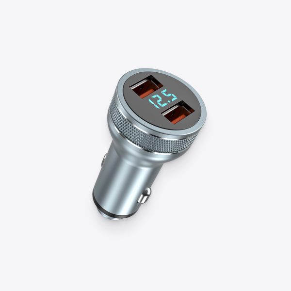 Intelligent Digital Volt Dual-USB Charger Port