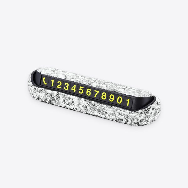 Bedazzled Phone Number Placard