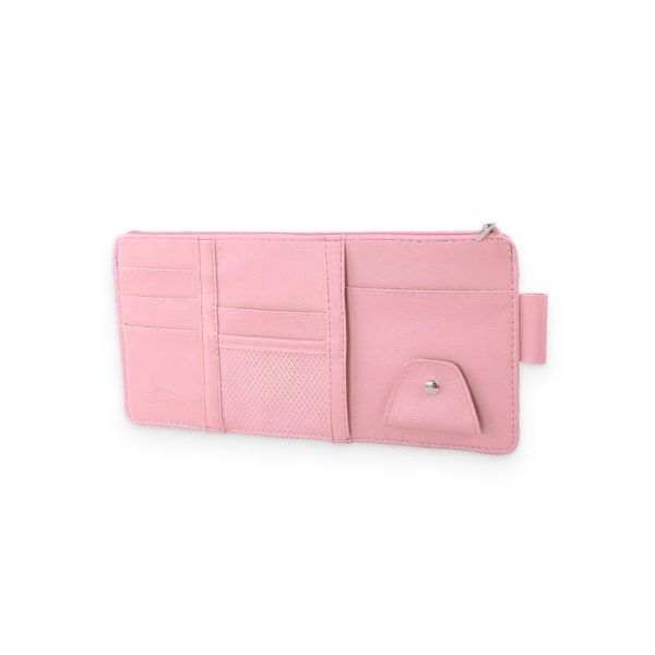 Pink Car Documents Visor Organizer - Image 2