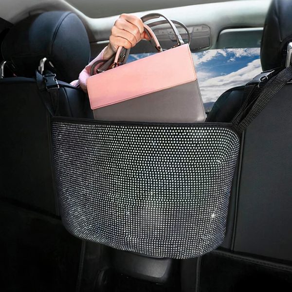 Rhinestone Backseat Handbag Holder - Image 3