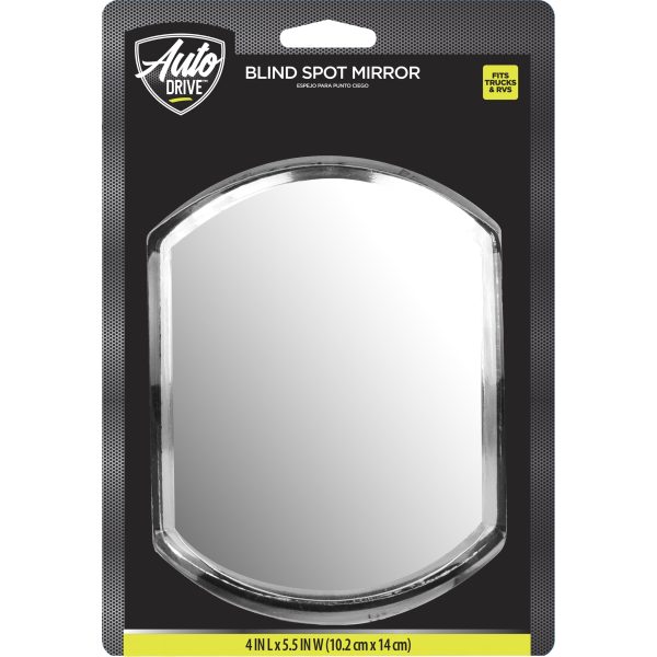 4 In. X 5-1/2 In. RV and Truck Blind Spot Mirror Black, 72224RV - Image 2