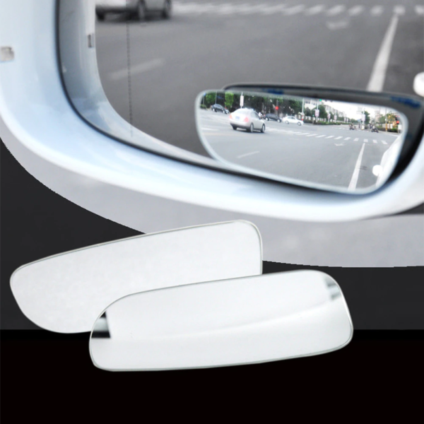 2Pcs Universal Car Blind Spot Mirror Frameless 360 Degree Wide Angle Telescopic Inspection Parking Mirror Car Accessories - Image 3