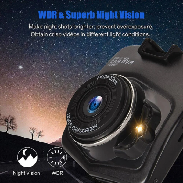 2.4'' Full HD 1080P Dash Cam Car DVR Front or Rear Camera Night Vision G-Sensor - Image 19