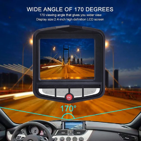 2.4'' Full HD 1080P Dash Cam Car DVR Front or Rear Camera Night Vision G-Sensor - Image 3