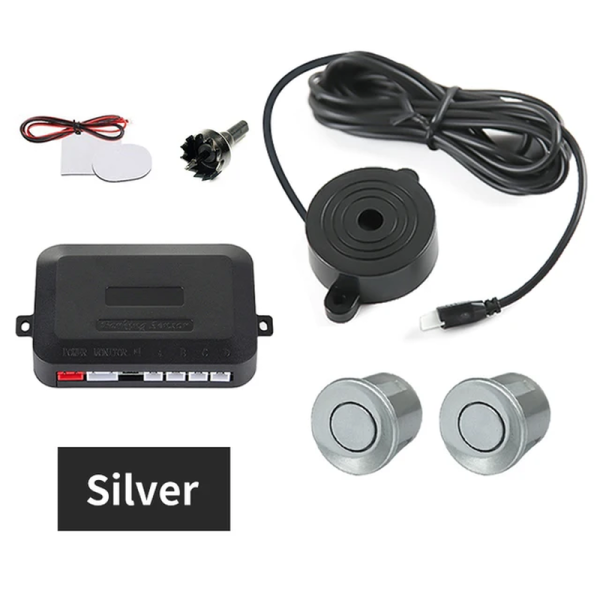 Car Parking Sensor Kit 2 Sensors 22Mm LED Screen Reverse Radar Sound Alert Indicator System 8 Colors - Image 13