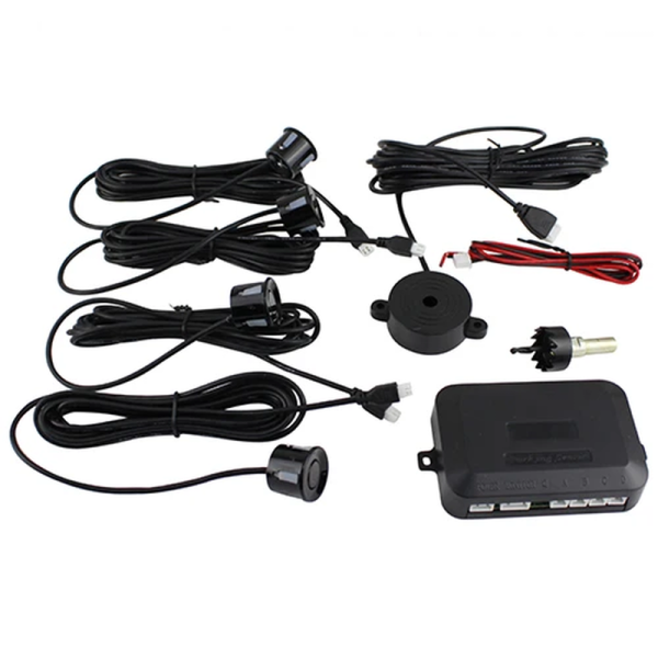 Car Parking Sensor Car Reversing Sound Alert with 4 Sensors Sound Alert Indicator Probe System 6 Colors - Image 4