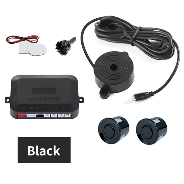 Car Parking Sensor Kit 2 Sensors 22Mm LED Screen Reverse Radar Sound Alert Indicator System 8 Colors - Image 8