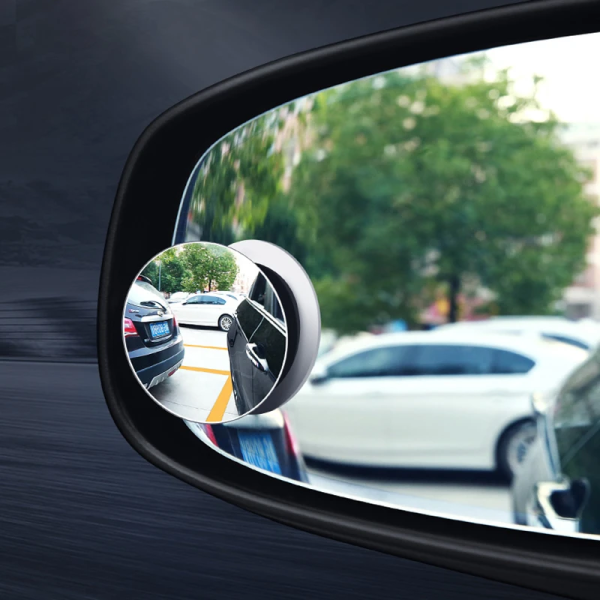 Car outside Mirror Blind Spot Auxiliary Mirror Rear View Convex Wide Angle Parking Reversing Rearview Rimless Mirrors - Image 5