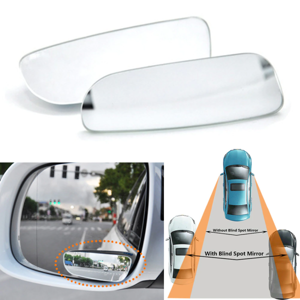 2Pcs Universal Car Blind Spot Mirror Frameless 360 Degree Wide Angle Telescopic Inspection Parking Mirror Car Accessories - Image 6