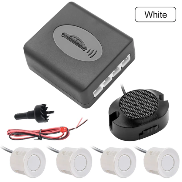 4 Sensors Buzzer 22Mm Car Parking Sensor Kit Reverse Backup Radar Sound Alert Indicator Detector System 12V - Image 8