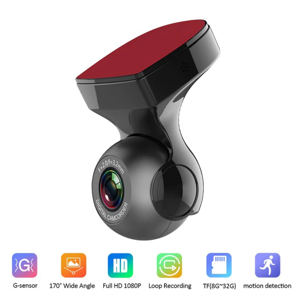 170° Wifi Dash Cam Recorder Car Camera HD 1080P Car DVR Vehicle Video G-Sensor - Image 18