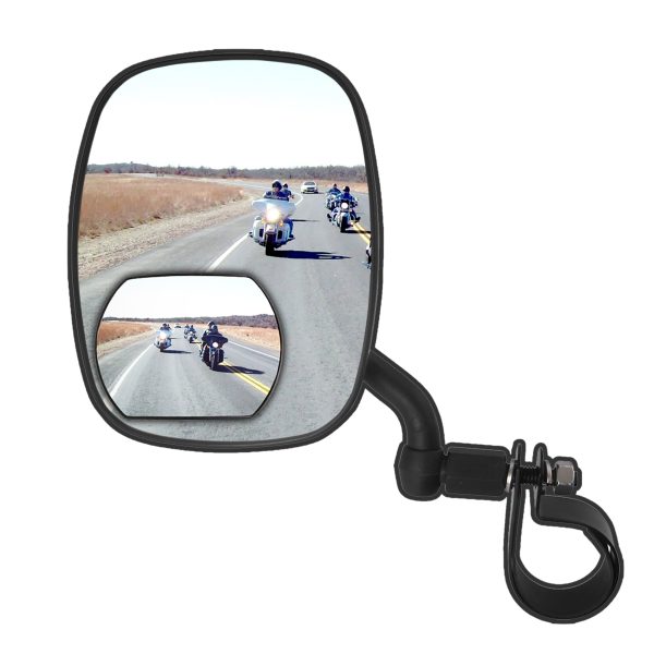 4 In. X 5-1/2 In. RV and Truck Blind Spot Mirror Black, 72224RV