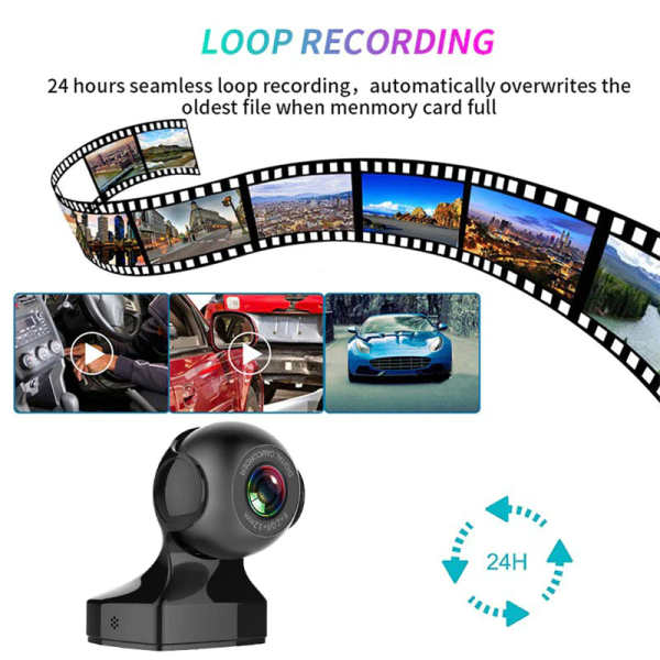 170° Wifi Dash Cam Recorder Car Camera HD 1080P Car DVR Vehicle Video G-Sensor - Image 10