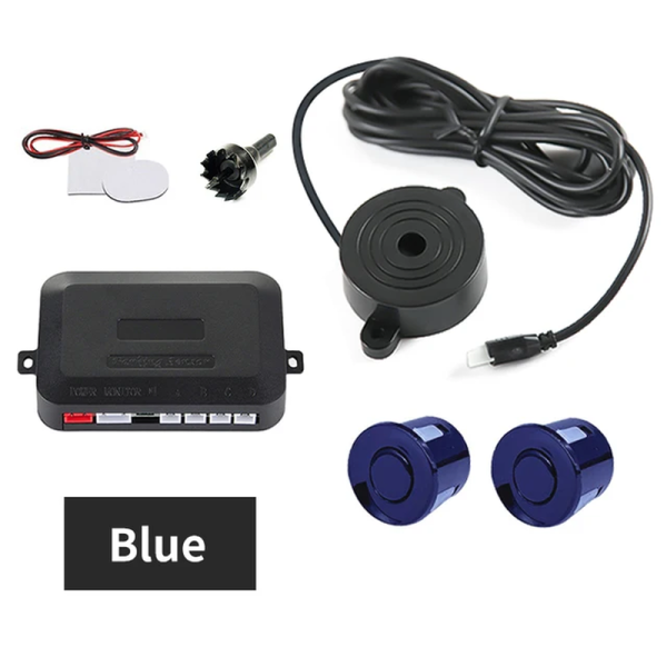 Car Parking Sensor Kit 2 Sensors 22Mm LED Screen Reverse Radar Sound Alert Indicator System 8 Colors - Image 9