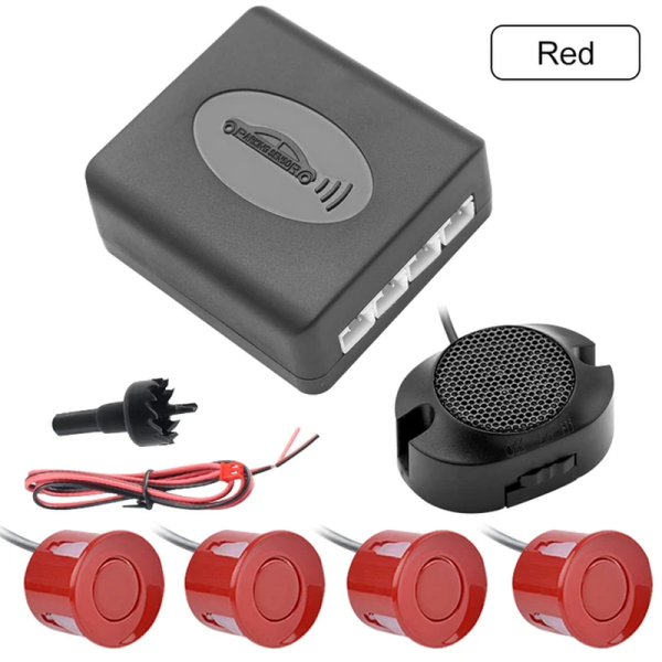 4 Sensors Buzzer 22Mm Car Parking Sensor Kit Reverse Backup Radar Sound Alert Indicator Detector System 12V - Image 10