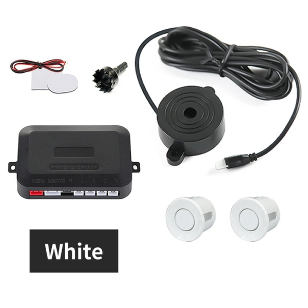 Car Parking Sensor Kit 2 Sensors 22Mm LED Screen Reverse Radar Sound Alert Indicator System 8 Colors - Image 14