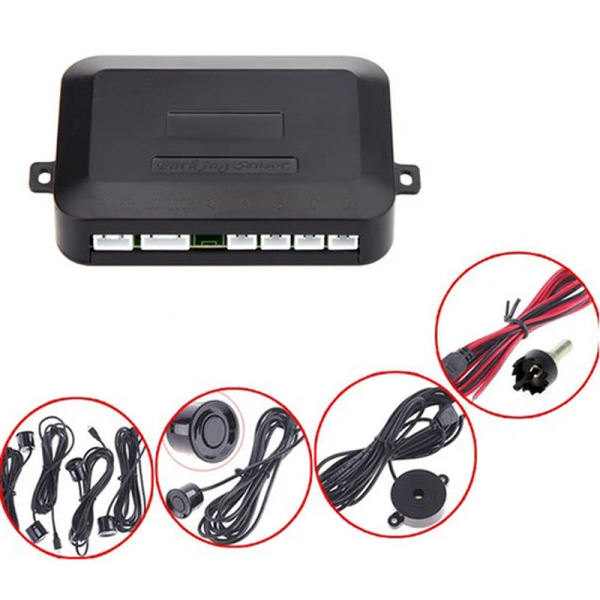 Car Parking Sensor Car Reversing Sound Alert with 4 Sensors Sound Alert Indicator Probe System 6 Colors - Image 5