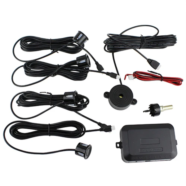 Car Parking Sensor Car Reversing Sound Alert with 4 Sensors Sound Alert Indicator Probe System 6 Colors - Image 3